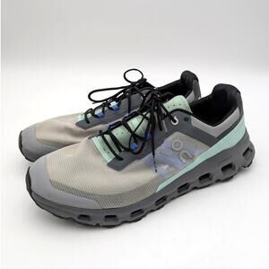 On Cloudvista Trail Running Sneaker Shoes Men's Alloy/Black Size US M13 EU48
